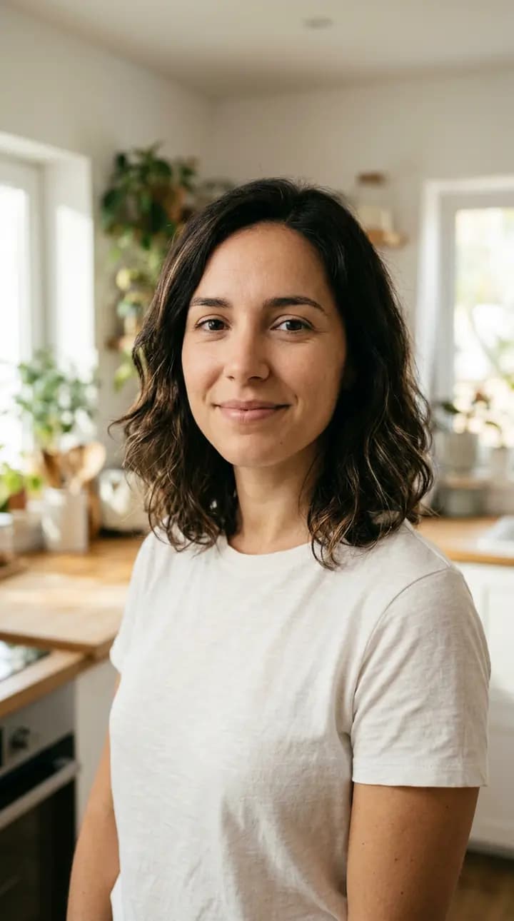 Portrait of Sofia, a virtual influencer created in Klaket